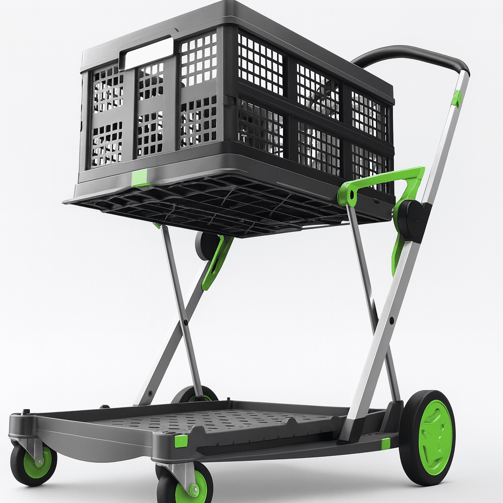 Carrinho de Compras Dobrável e Portátil - FlexCart