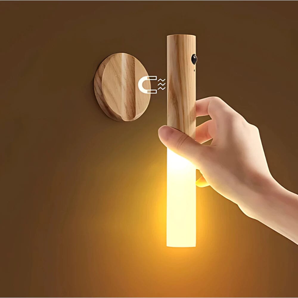 Luminária Magnética com Sensor de Presença